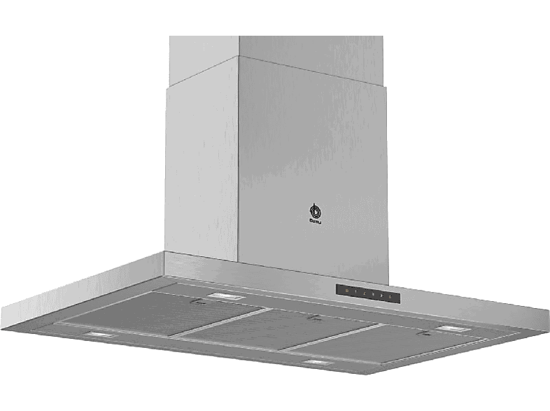 Balay 3BI997GX, 4 velocidades, 754 m³/h, Control táctil, Recirculación aire, 90 cm, Inox