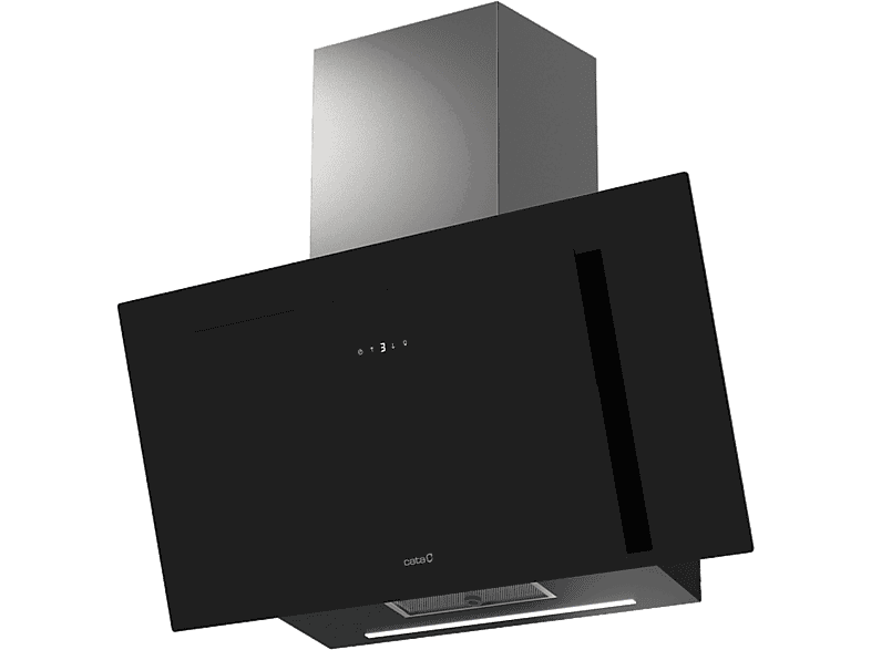 Cata THALASSA PRO 900GBK, 6 Niveles de Extracción, 842 m³/h, 90 cm Ancho, Tira LED, Temporizador, Negro