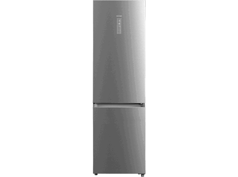 Koenic KFK 611 A NF, No frost, 201 cm, 378 l, Control táctil, Inox