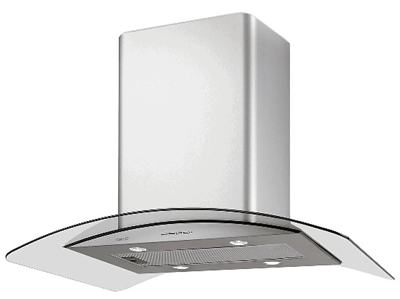 Cata Gamma 90, 3 Velocidades, 850 m3/h, 4x luces LED, Filtro metálico, 90 cm, Inox