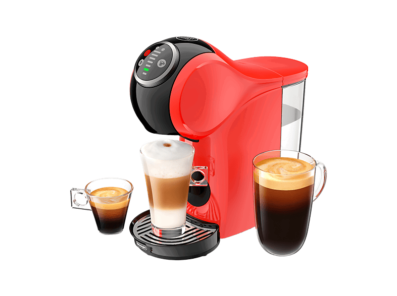 De'Longhi Nescafé Dolce Gusto Genio S Plus EDG315.R, 1600 W, 15 bar, 0.8 l, Sistema Thermoblock, Calentamiento 30 s, Conrol LED