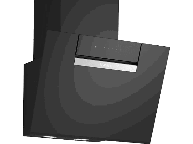 Bosch DWK67FN60, Serie 4, 4 velocidades, 768 m³/h, Home Connect, Motor Eco Silence, 59 cm, Cristal negro