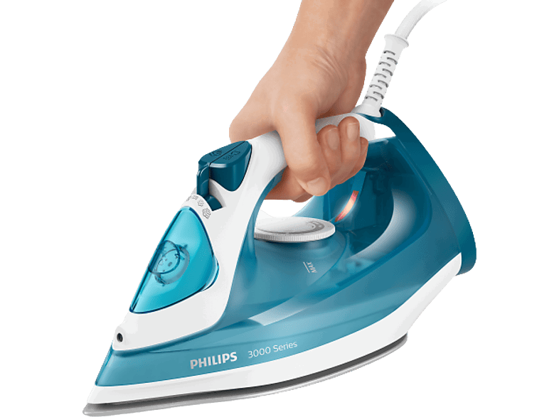 Philips DST3011/20, 140, 0.3 L, Vapor vertical, Azul