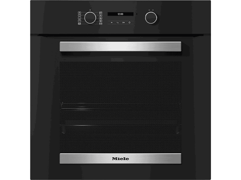 Miele H 2465 B Active, Multifunción, Parcialmente catalítico, 76 l, 59.5 cm, Perfect Clean, Negro obsidiana