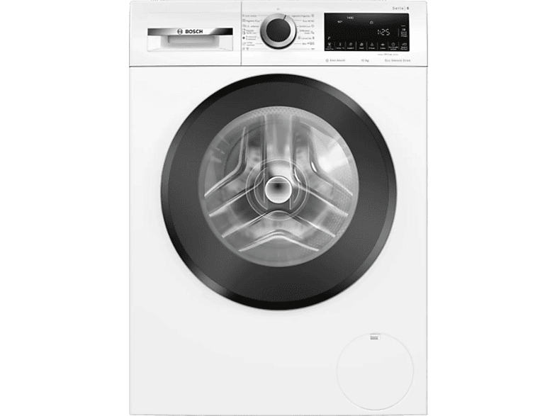 Bosch WGG254Z4ES, Serie 6, 10 kg, 1400 rpm, 15 programas, Iron Assist anti arrugas, Speed Perfect, Blanco