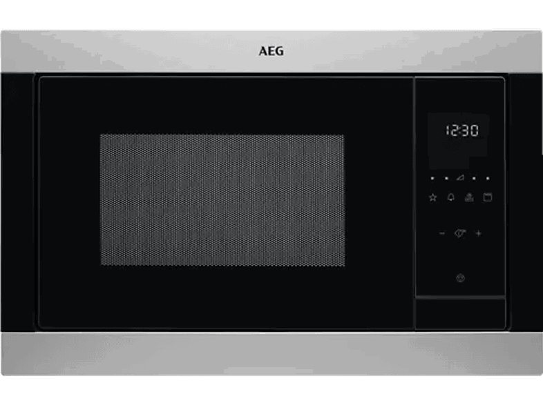 AEG MSB2547D-M, 900 W, 8 niveles, 25 l, Negro/Inox