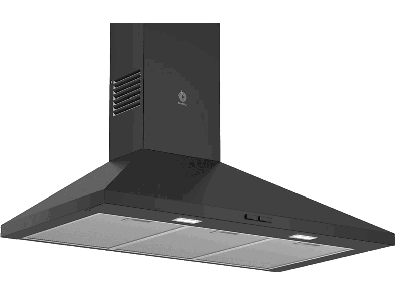 Balay 3BC696MN, Decorativa, Diseño piramidal, 600 m3/h, 90 cm, 3 potencias, Integrable