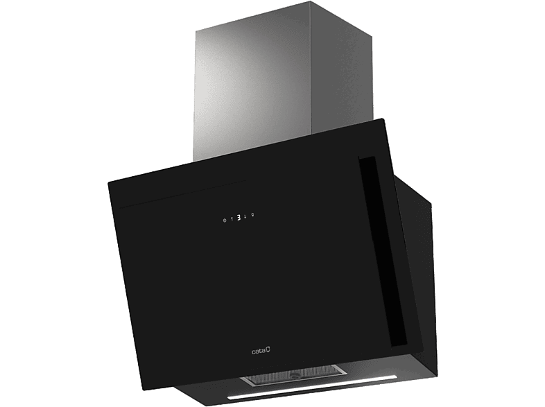 Cata THALASSA PRO 700GBK, 6 Niveles de Extracción, 842 m³/h, 70 cm Ancho, Tira LED, Temporizador, Negro