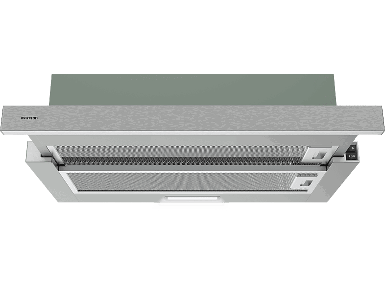 Infiniton CMPE-64ABL, Telescópica, 2 Velocidades, 400 m³/h, 59.5 cm, Inox