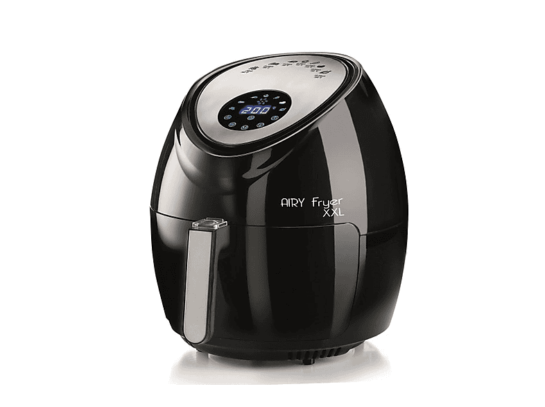 Ariete Airy Fryer Digital 4618, 5.5 l, 1800 W, 7 programas, Display LCD, Negro