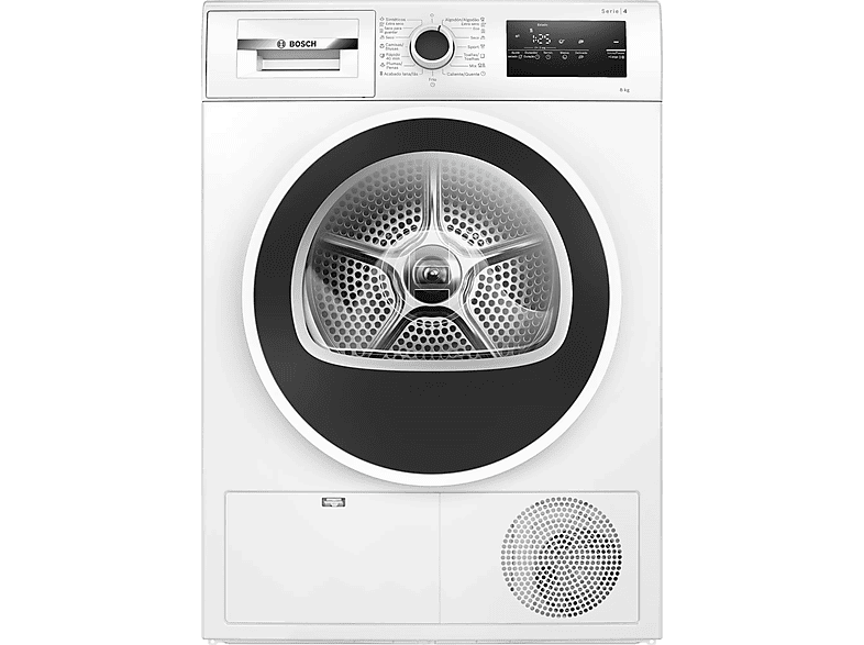 Bosch WTR83200ES, Serie 4, 8 kg, 11 programas, AutoDry, Easy Clean, Blanco