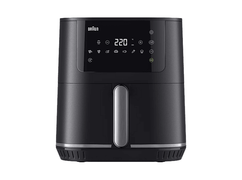 Braun MultiFry 5 HF5030, 1700W, 6 l, Temperatura 80° a 200°, 8 programas automáticos, Negro Mate