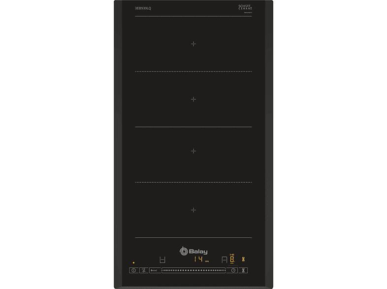 Balay 3EB939LQ, 1 zona, Negro
