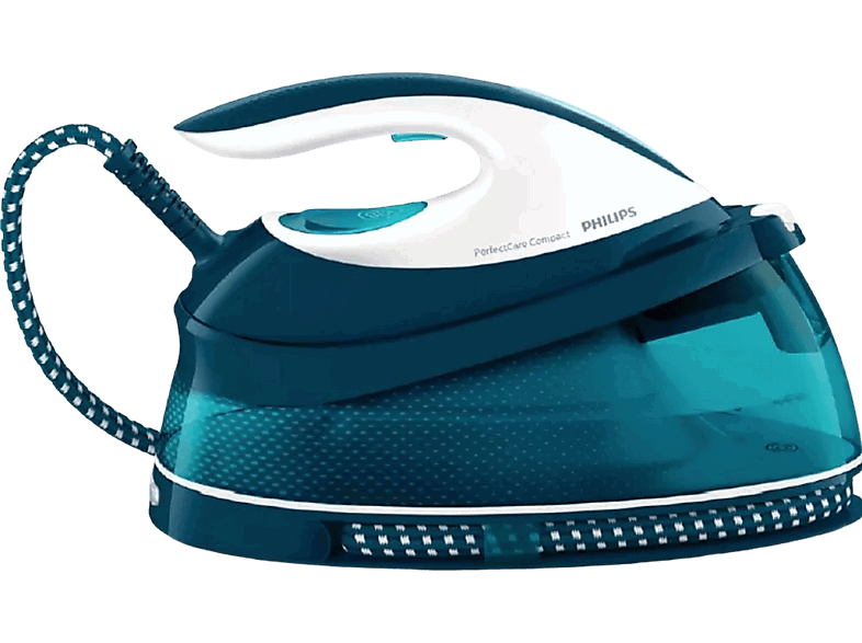 Philips GC7844/20, 2400 W, Golpe vapor 400 g/min, 6.5 bar, Suela SteamGlide, Verde