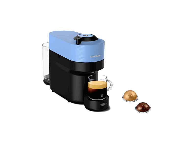 De'Longhi Nespresso® Vertuo Pop ENV90.A, 1260 W, 0.56 l, Calentamiento 30 s, Tecnología Centrifusión™, Bluetooth, Wi-Fi, Azul