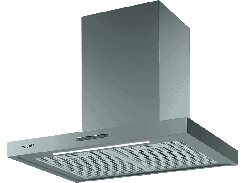 Cata SYGMA 7010 X, 4 Niveles, 802 m³/h, 70 cm, 280W, Tira de luz LED, Inox