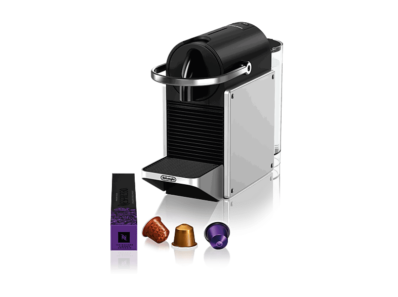 De'Longhi Nespresso® Pixie EN127.S, 1260W, 19 bar, 1 l, 2 tamaños taza, Plata