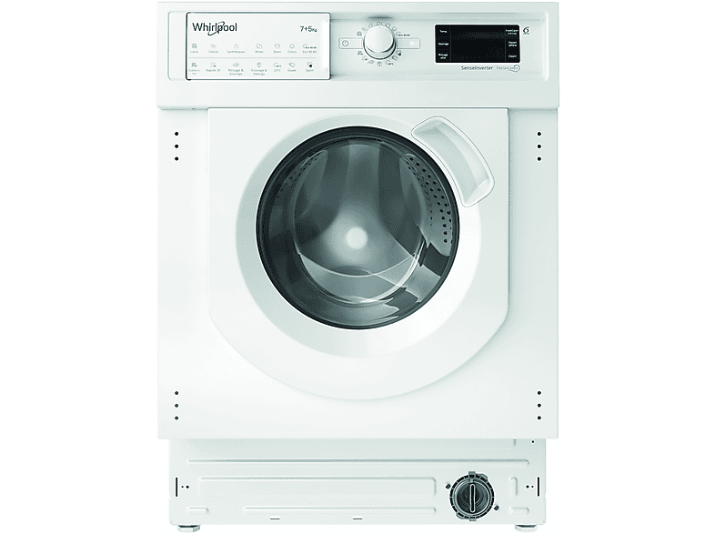 Whirlpool BI WDWG 751482 EU N, 7 kg/5kg, 1400 rpm, 6th Sense, Sin panelar