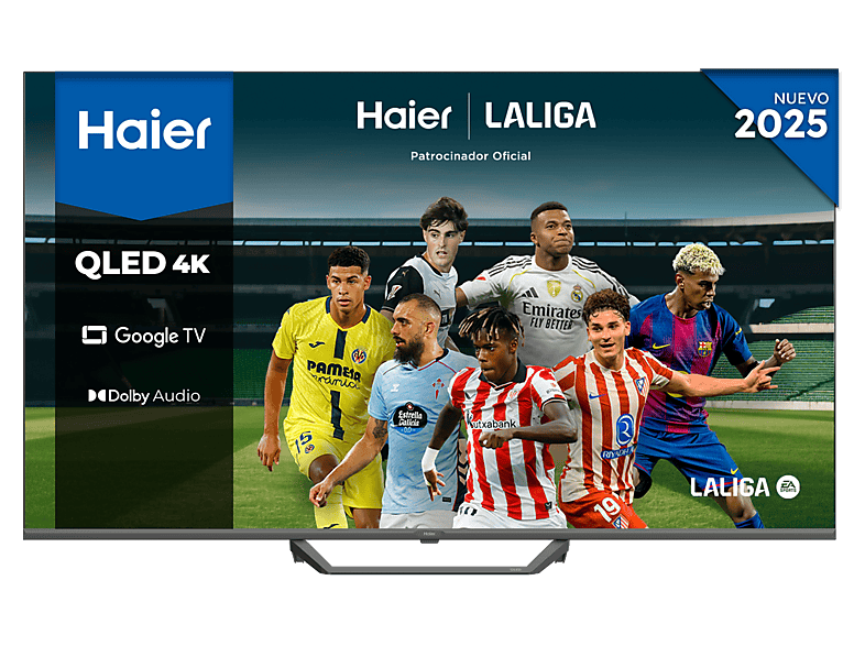 Haier S80F Series H50S80FUX, Smart (Google TV), HDR 4K, Gaming 120 Hz, Dolby Audio y Vision, Dbx-tv, Negro