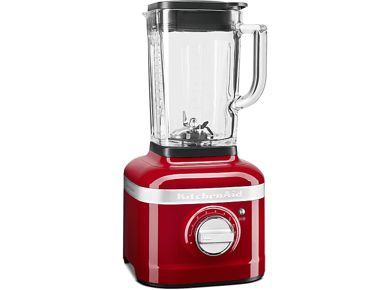 Kitchen-Aid 5KSB4026ECA K400, 1200 W, 1.40 l, Cuchilla acero inoxidable, 5 Velocidades, Rojo