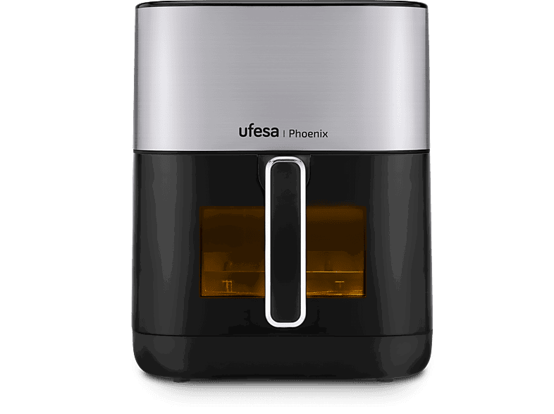 Ufesa Phoenix, 1800 W, 6 l, 10 programas, Temporizador hasta 60 min, Función vapor, Negro