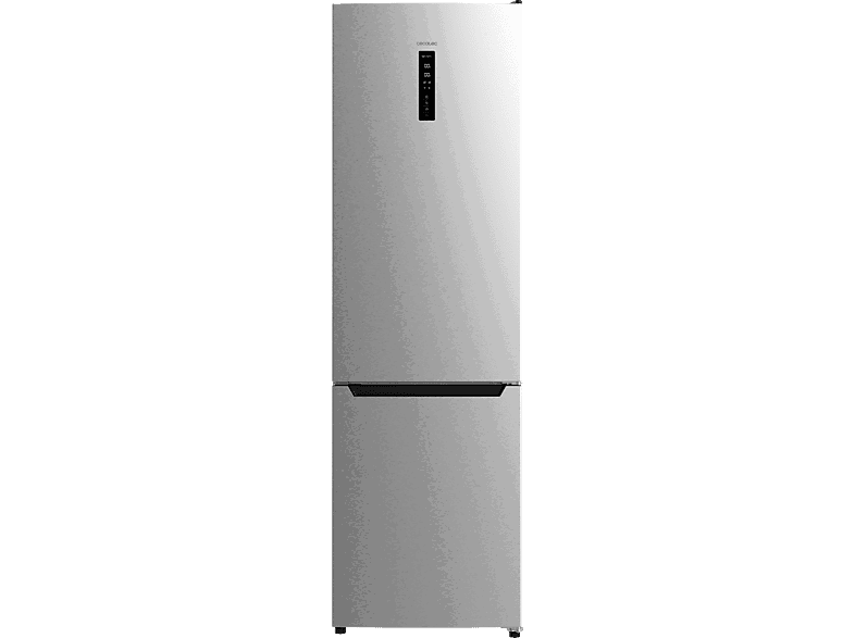 Cecotec Bolero CoolMarket Combi 322 Inox D, Total No Frost, Multi Airflow, 185.50 cm, l, Inverter Plus,