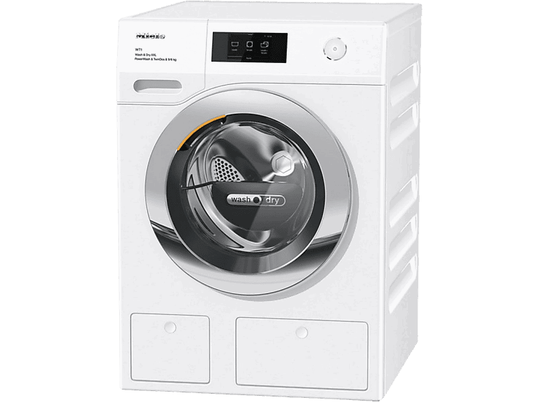 Miele WTW 870 WPM, 9 kg de lavado, 6 secado, 1600 rpm, Autodosificación, Blanco
