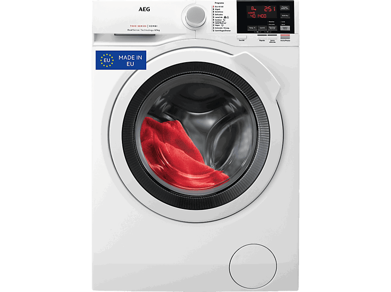 AEG L7WBG851, 8 kg + 5 kg, 1600 rpm, ProSense, Función Vapor, Blanco
