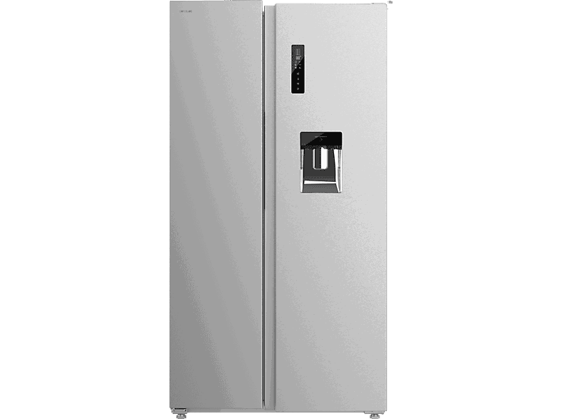 Cecotec Bolero CoolMarket SBS 559 Inox E, Total No Frost, 177 cm, l, Inverter, Multi Air Flow, Dispensador de agua,