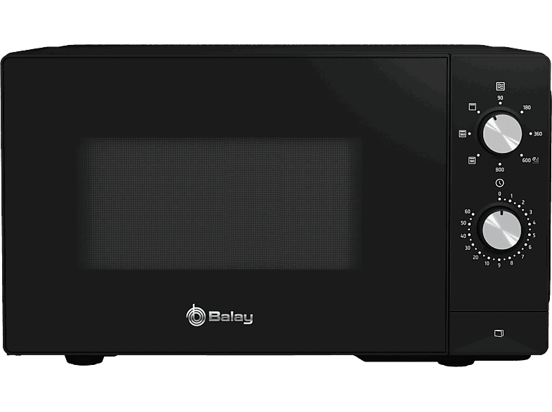 Balay 3WG3112X2, 1270 W, Grill, 5 potencias, 20 l, Negro