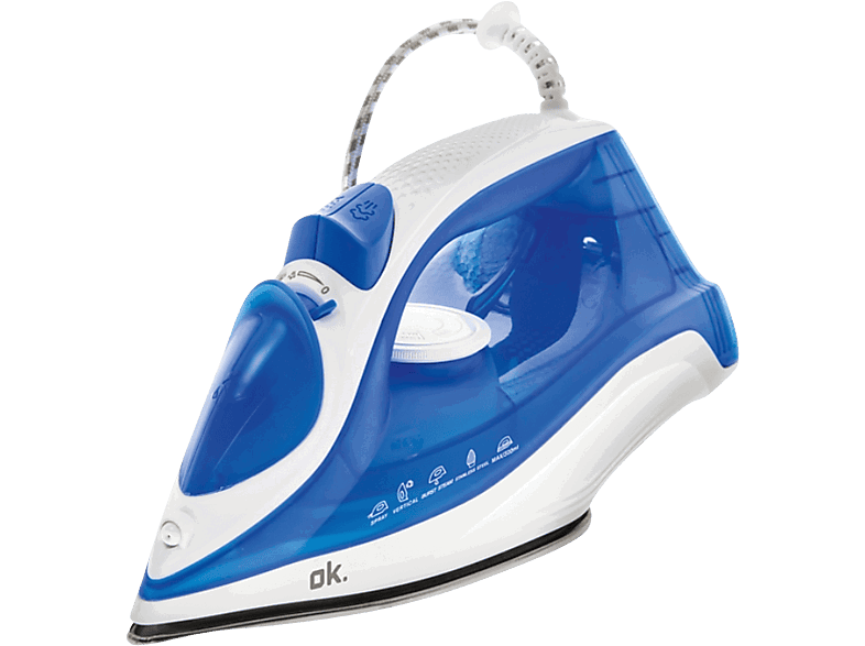 ok. OSI 2222, 15-20 g/min, 2200 W, Vapor vertical, Termostato ajustable, Blanco/Azul