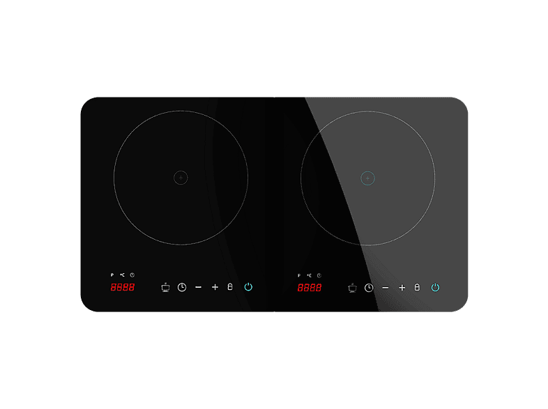 Cecotec Full Magma Double, 3500 W, Doble resistencia, 10 niveles, 60 a 240 ºC, Cristal esmaltado, Negro