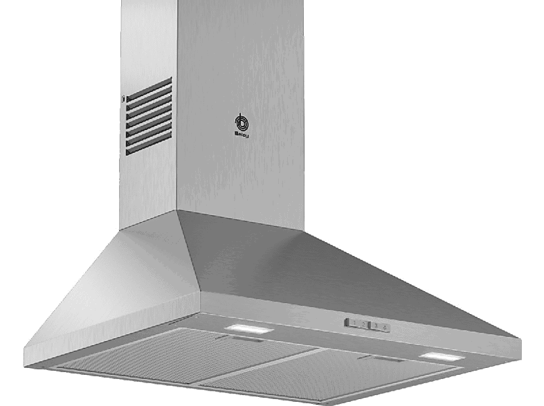 Balay 3BC666MX, Decorativa, Iluminación LED, 570 m3/h, Filtro aluminio, Inox