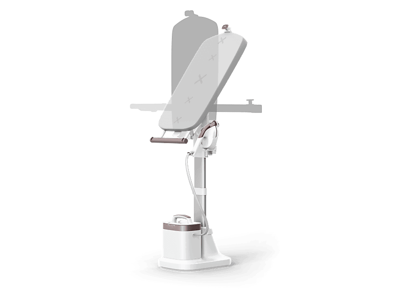 Rowenta Ixeo Vision, 2 en 1, Tabla planchar, 2200w, 200 g/min, Calentamiento 70s, 6 bar, Anti bacterias, Blanco