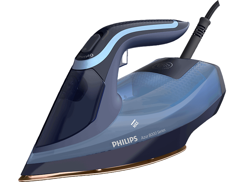 Philips DST8020/20, Calentamiento rápido, Vapor vertical, 240 g, 0.3 L, Azul