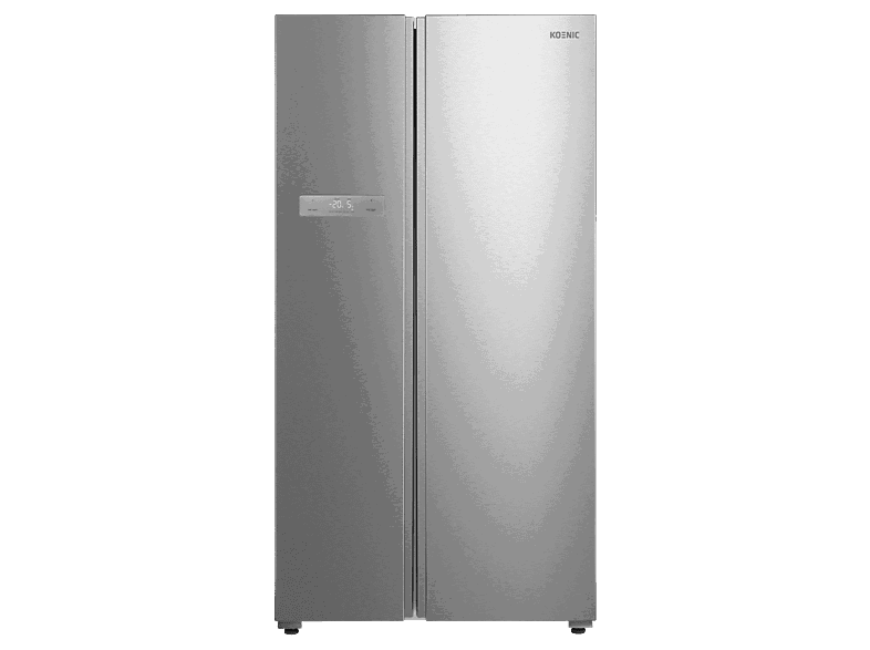 KOENIC KDD 211 C NF IN, No Frost, 177 cm, 592 l, Side-by-Side, Libre Instalación, Touch Control, Dark Inox