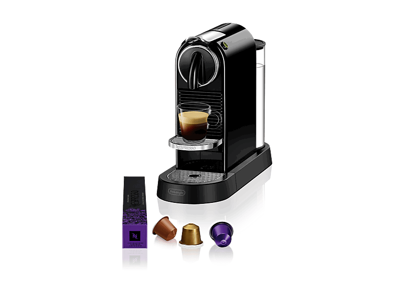 De'Longhi Nespresso® Citiz EN167.B, 19 bares, Thermoblock, Autoapagado, Negro