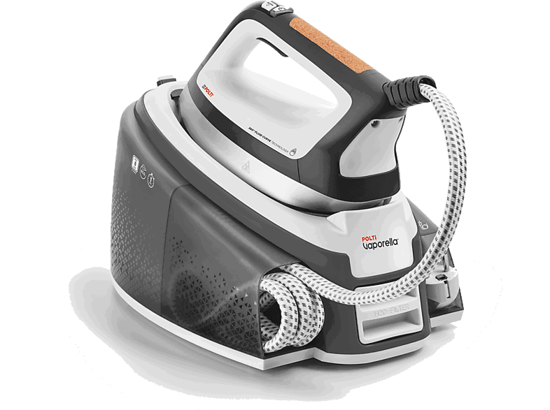 Polti Vaporella Instant VI50.30, 8bar, 130g/min vapor continuo, 500g/min golpe vapor, Suela Cerámica, Sistema Antical, Blanco