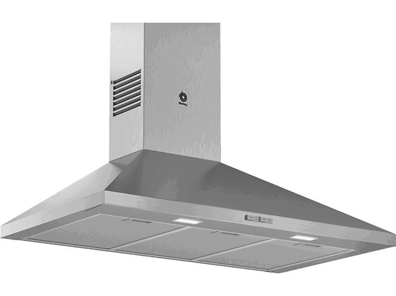Balay 3BC696MX, Decorativa, 626 m³/h, 3 Velocidades, 90 cm, Clase A, Inox