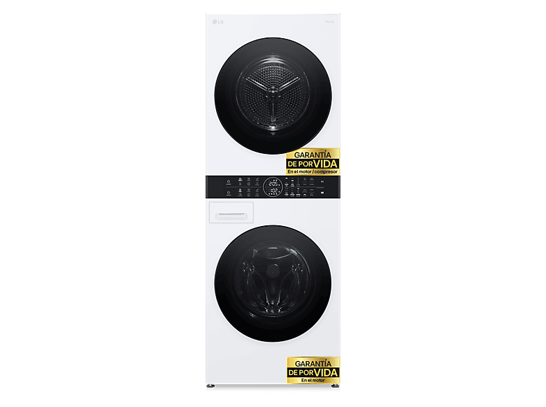 LG WT1210WWF, 12/10 kg, WashTower™, TurboWash™, Blanco