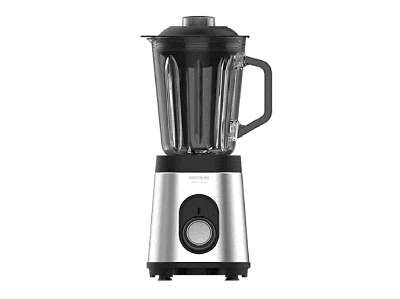 Cecotec Power Black Titanium 1000 Inox, W, 1.5 l, 5 Velocidades, Función Pulse, Inox