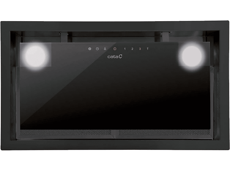 Cata GC Dual BK, Grupo filtrante, 820 m³/h, 4 niveles extracción, 49.2 cm ancho, Negro