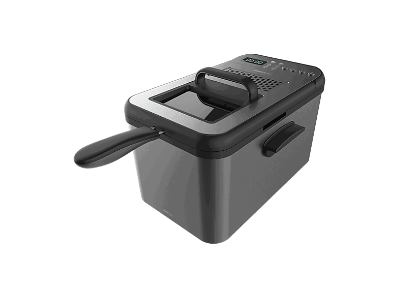 Cecotec Cleanfry Luxury 4000 Dark, de aceite, 4.2 L, Acero inoxidable, 5 Programas preestablecidos, Filtro OilCleaner, Negro