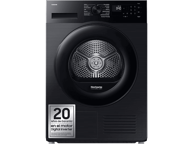 SAMSUNG DV90DG52A0ABEC, 9 kg, 14 programas, Wifi, Negro
