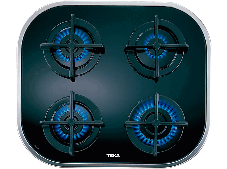 Teka 10205283 CG.1 4G-AI-AL, 4 zonas, Gas natural, Polivalente, Sin mandos, 59 cm