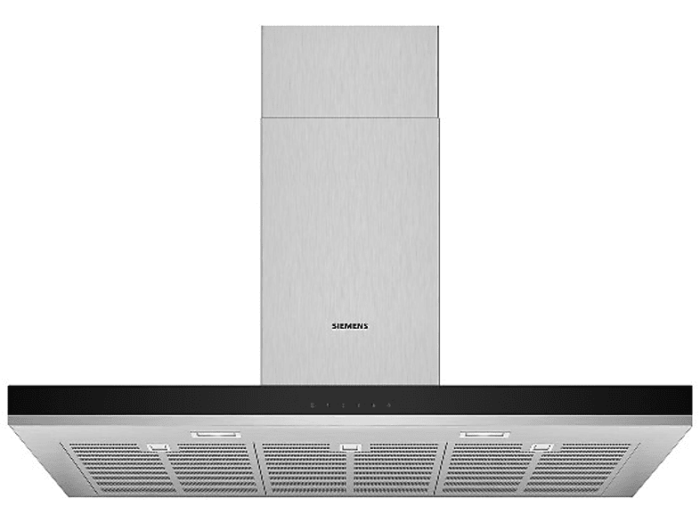 Siemens LC97BHM50, Decorativa, 90 cm, 4 velocidades, 250 W, 710 m³/h, 65 dB, Inox