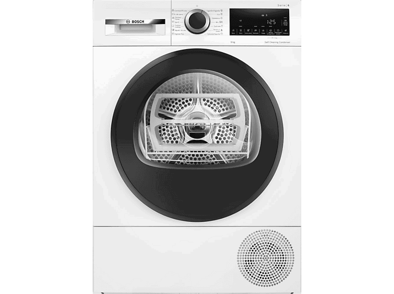 Bosch WQG245D0ES, Serie 6, 9 kg, 15 programas, AutoDry, Condensador Autolimpiante, Blanco