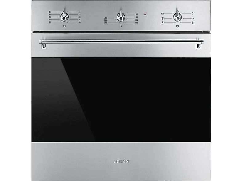 Smeg SF6381X, Multifunción, Esmalte fácil de limpiar, 72 l, 59.7 cm, Inox antihuellas