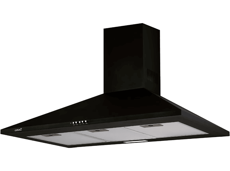 Cata Omega 900 BK/M, 3 Velocidades, 645 m³/h, 90 cm, Negro