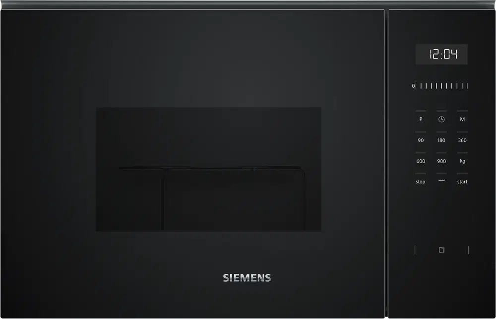 Siemens BE555LMB1,Serie IQ500, 900 W, 5 niveles, Limpieza HIdrolítica Humid Clean, recetas automáticas CookControl, 25 l, Negro